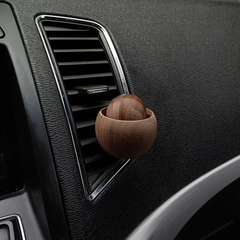 Mini Wood Car Diffuser | Natural Fragrance Essential Oil Diffuser for Home and Car detail view