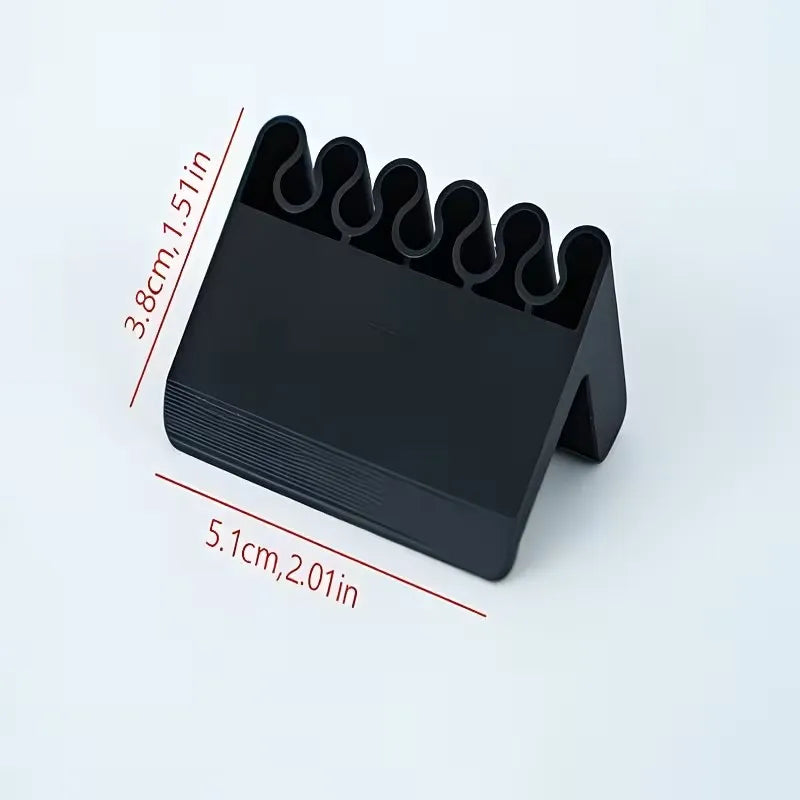 1pcs 3D Printed Desk Cable Organizer Clip – Multi-Slot USB Cord Holder, Edge Management, detail view