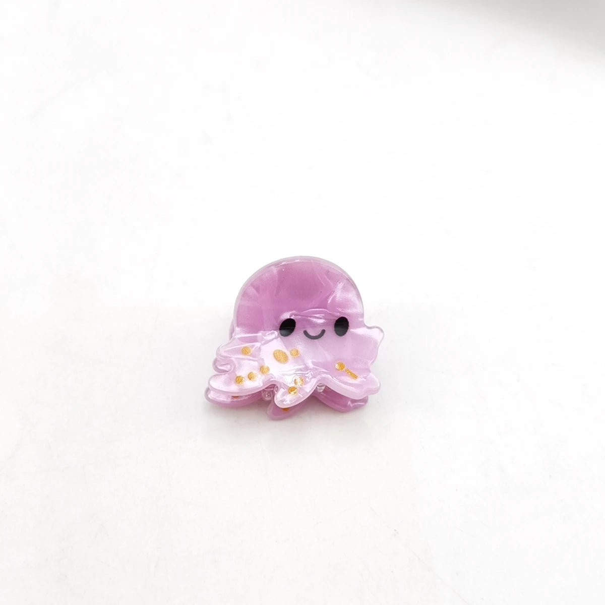 Small Delicate Cute Lovely Acetate Hair Clips Cartoon Whale Seahorse Crab Starfish Hai close-up view