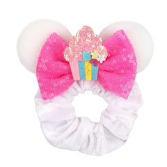 Women Ears Hair Scrunchies Velvet Hairbands For Girls Sequins Bows Headband Women Tri alternate view