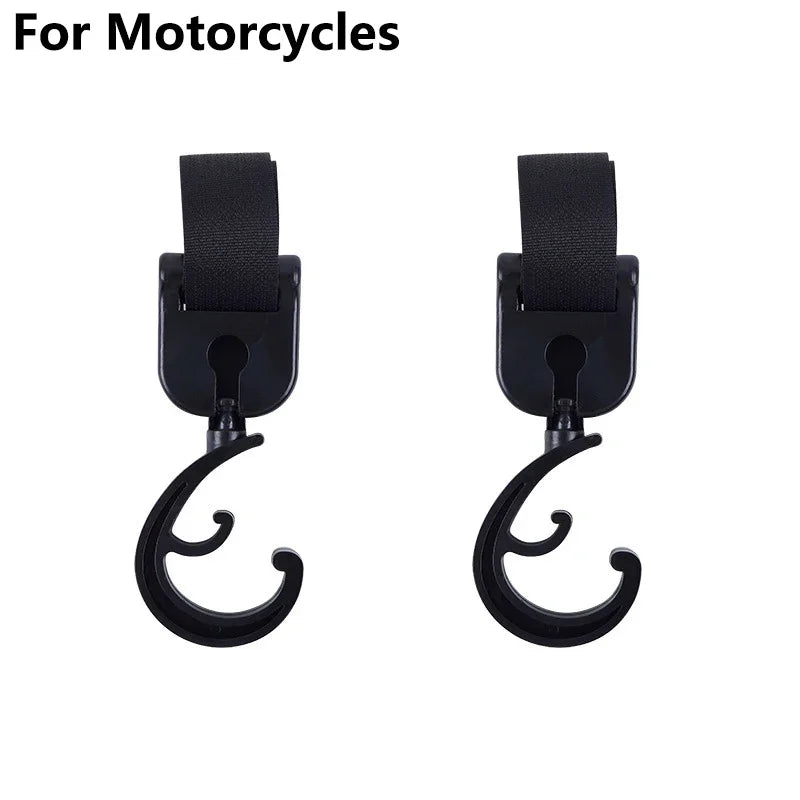 NEW 2Pc Car Back Seat Hook Multifunctional Rear Seat Headrest Hook Holder Adjustable alternate view