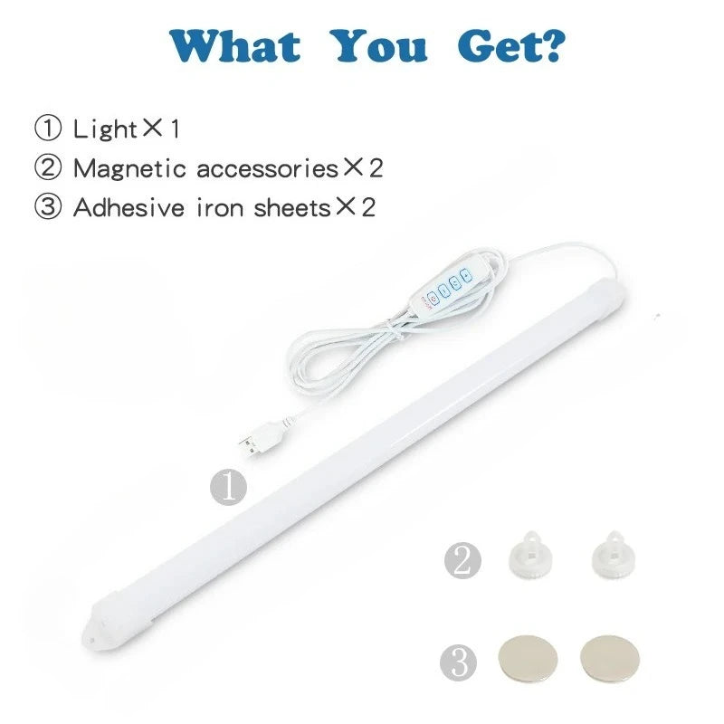 5V USB Under Cabinet LED Light | 3 Color Dimmable Magnetic Night Light alternate view