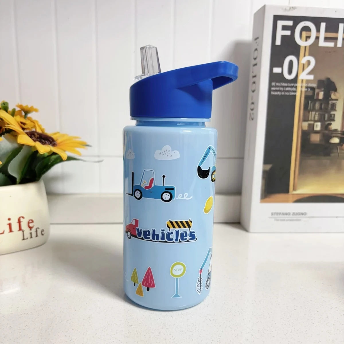 Portable 500ml Children Water Cup Leakproof for Camping Hiking School Gift for Parent alternate view