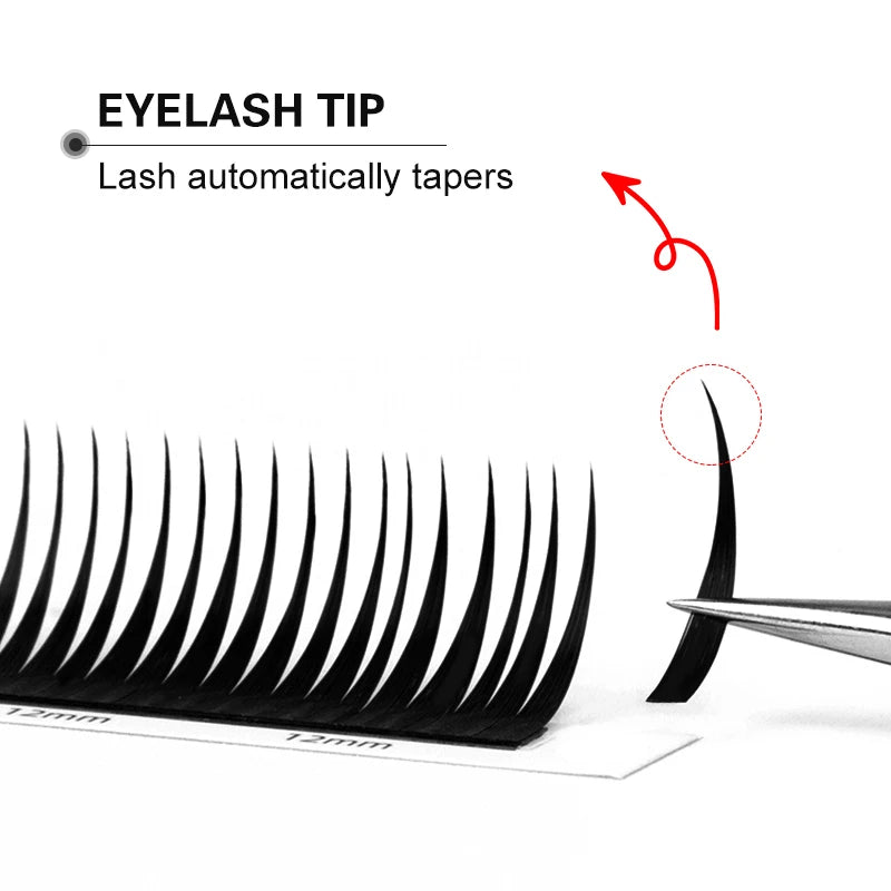 Winky Beauty 07 C/D Wet Eyelash Extension | Manga Wispy Spikes Lashes for Cosplay alternate view