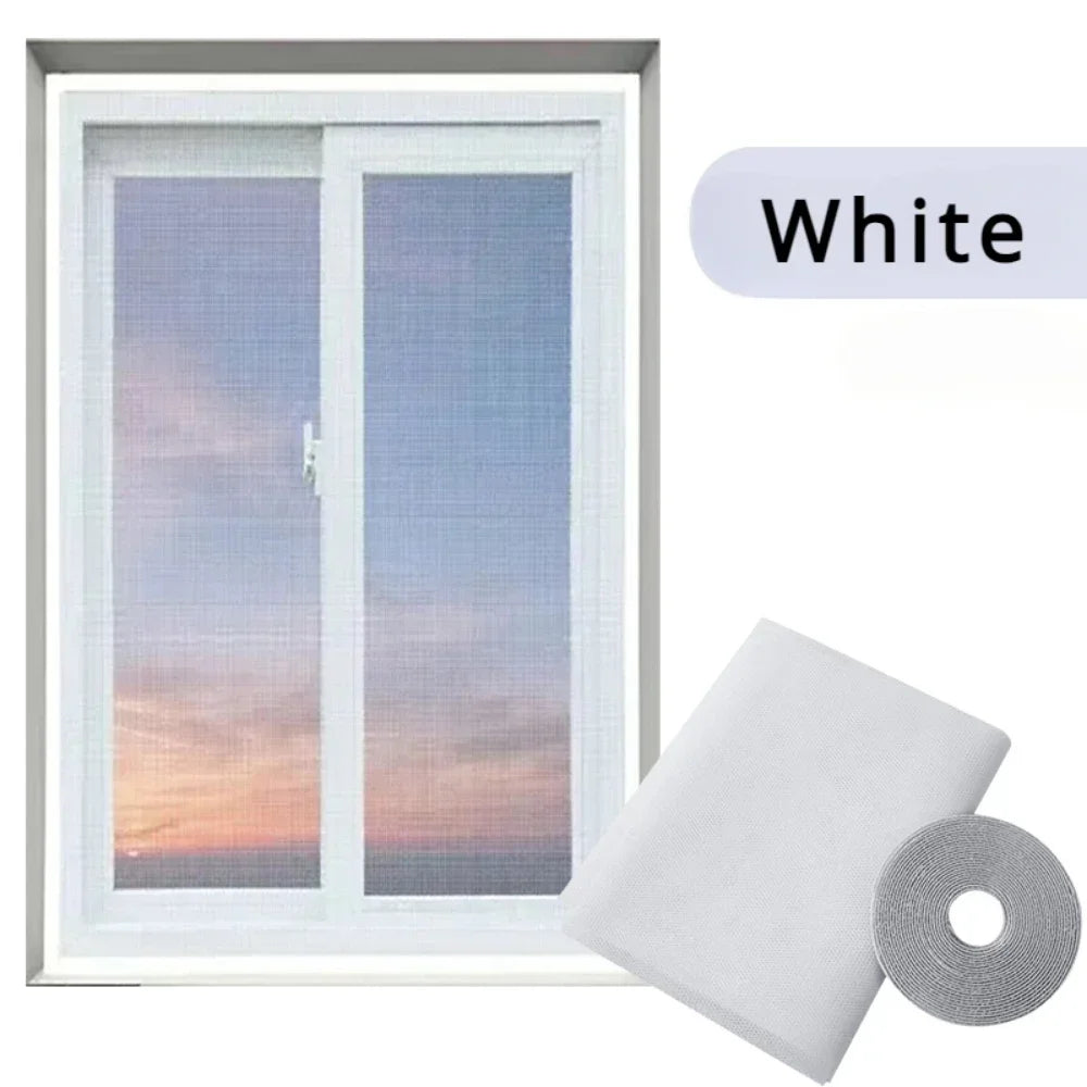 Self-Adhesive Mosquito Net for Windows | DIY Fly Screen Curtain lifestyle view