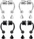 Gothic Magnet Fake Nose Ring Non Piercing Nose Clip Stainless Steel Fake Piercing H additional angle