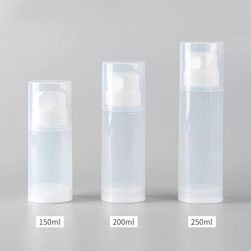 150ML/200ML/250ML Travel Vacuum Bottling Set Push-Type Small Watering Can Lotion Bott lifestyle view