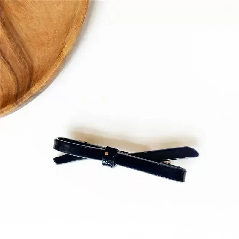 Korean Hairpin Headdress Clip Side Girl's Word Clip Female Online Influencer Bow Back Head Bangs Top Clip Headdress Hair Pins