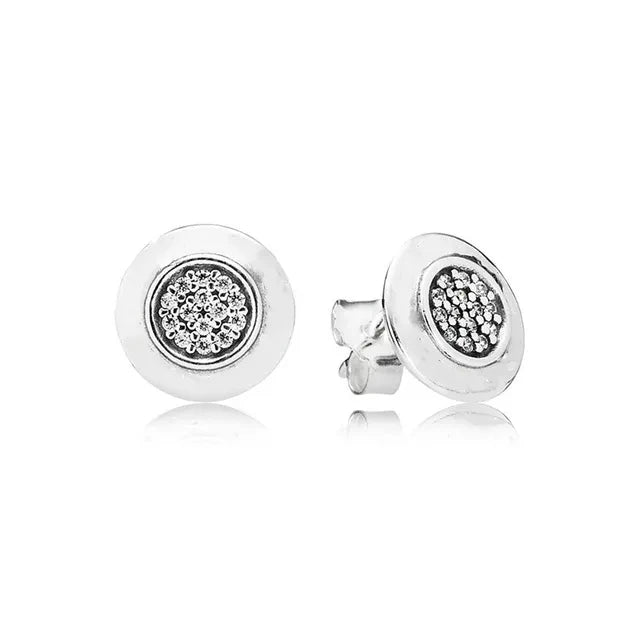 Hot Sell Double Hoop Five-pointed Star Fit Original Charms Diy Fine Jewelry Gift For W close-up view