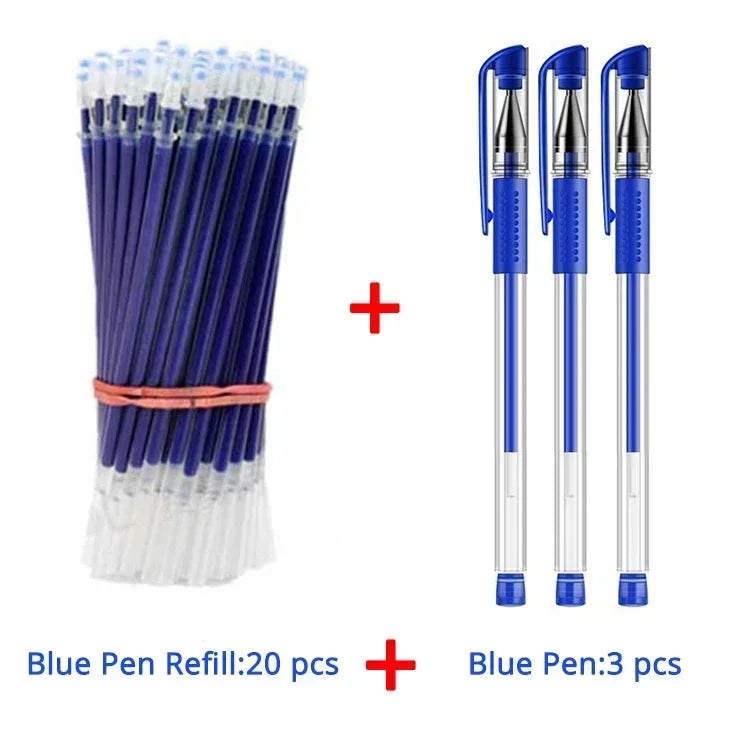Business Ballpoint Pen Large Capacity 0.5mm Black/Red/Blue Replaceable Refill Stationery detail view