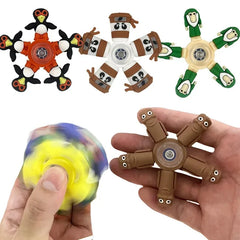 Italian Brainrot Tung Fidget Spinner Chain Toy Deformed Antistress Hand Spinner Vent alternate view
