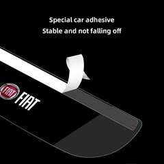 2Pcs Car Rearview Mirror Rain Shield Rain Eyebrow Cover for Fiat Abarth 500e Panda | T close-up view