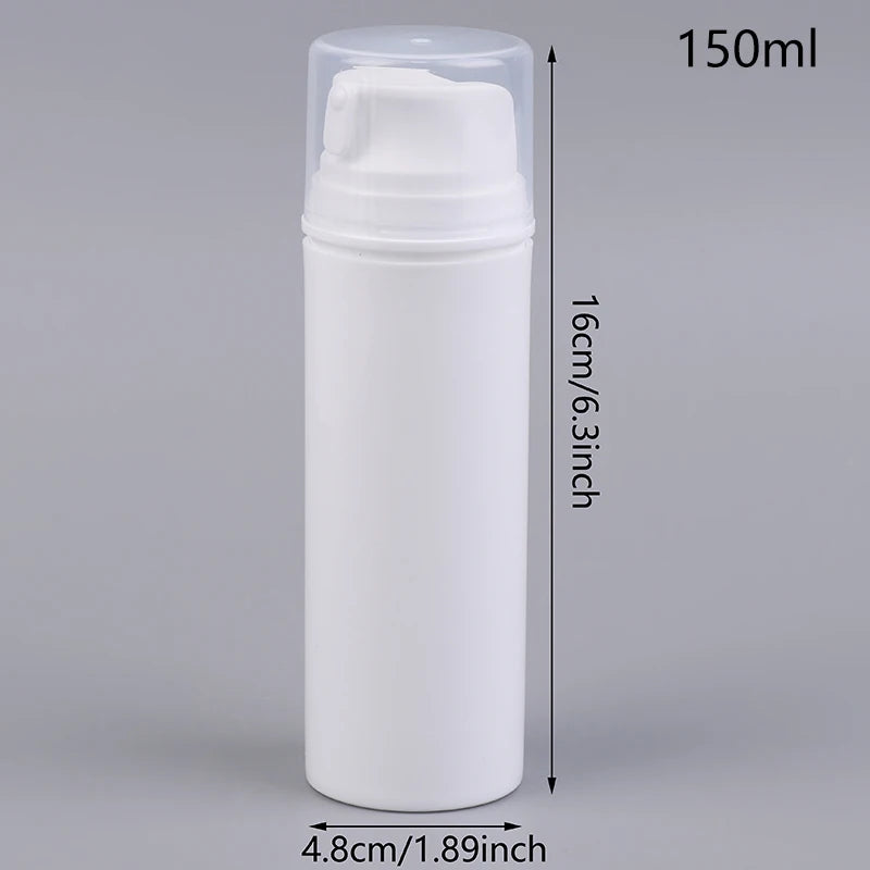 Airless Cosmetic Travel Size Vacuum Pump Bottles, Refillable Emulsion Dispenser for C lifestyle view
