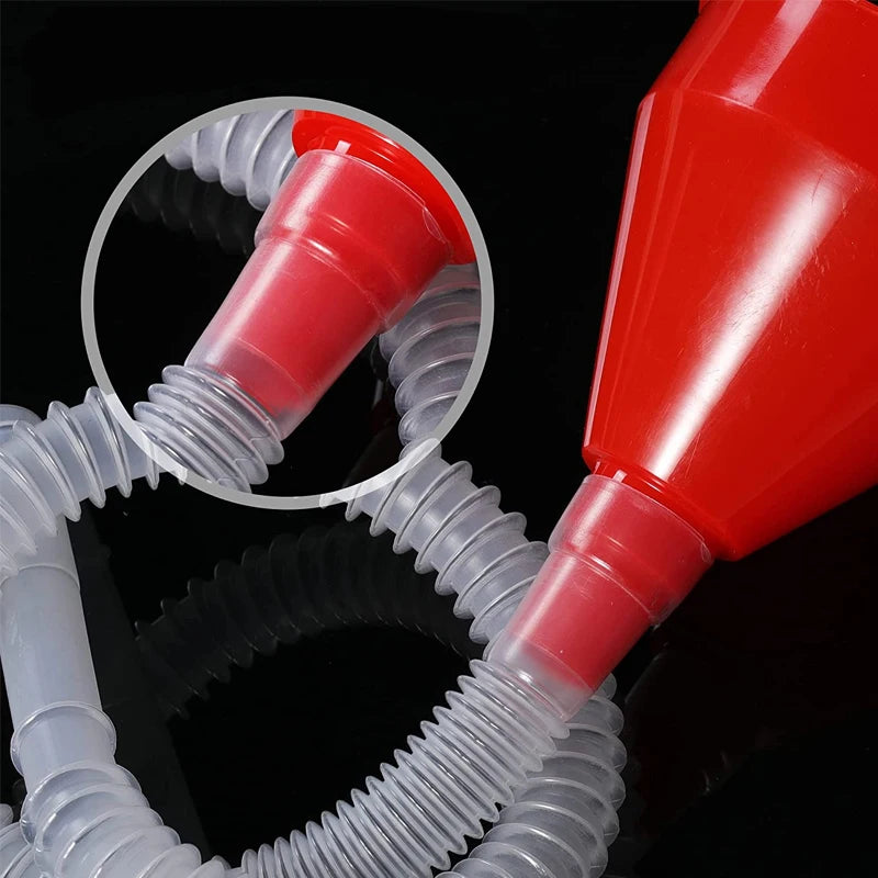 Car Refueling Funnel with Detachable Extension Hose lifestyle view