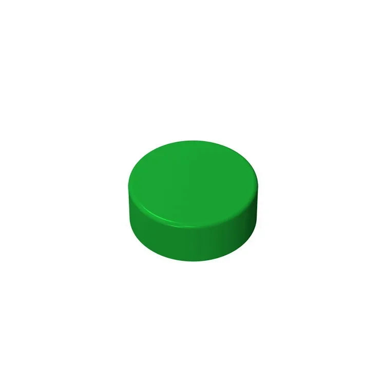 Gobricks GDS-612 Flat Tile 1x1 Round | Compatible Building Block alternate view
