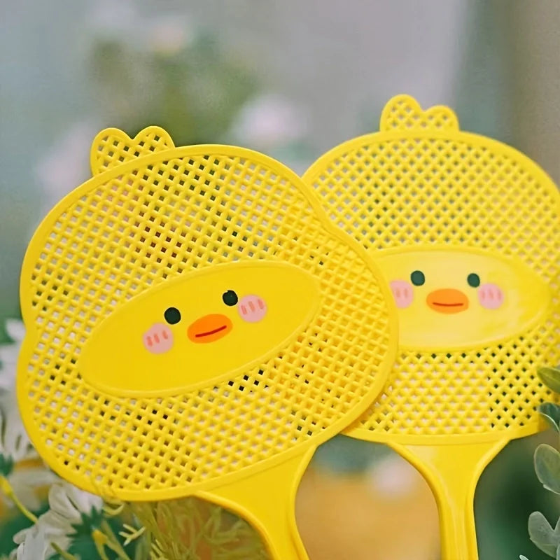 1pc Cute Cartoon Fly Swatter with Extended Handle | Durable Mosquito Killer alternate view