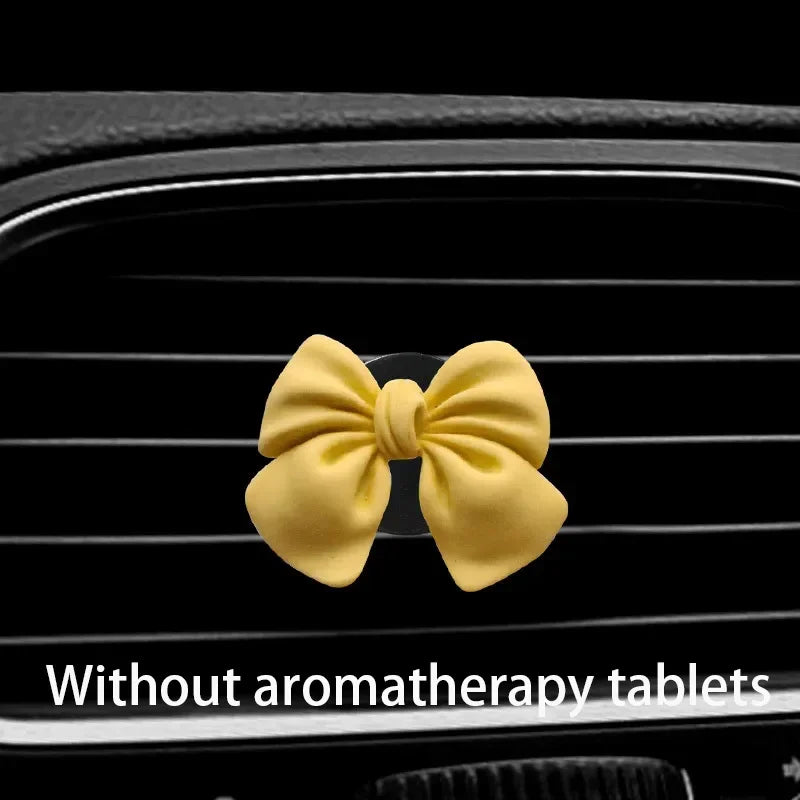 Car Air Freshener Bow-Knot Solid Fragrance lifestyle view