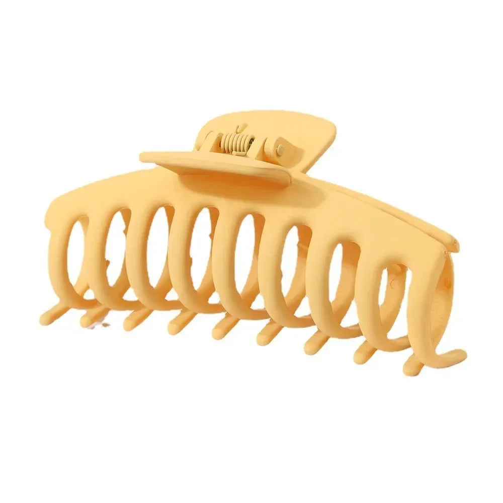 Korean Solid Large Hair Claws Elegant Frosted Acrylic Hair Clips Hairpins Barrettes Headwear for Women Girls Hair Accessories
