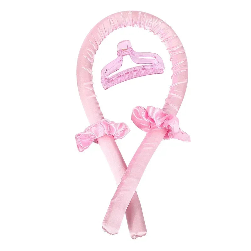 Heatless Curling Rod Headband | No Heat Hair Curler for Soft Sleeping Curls lifestyle view