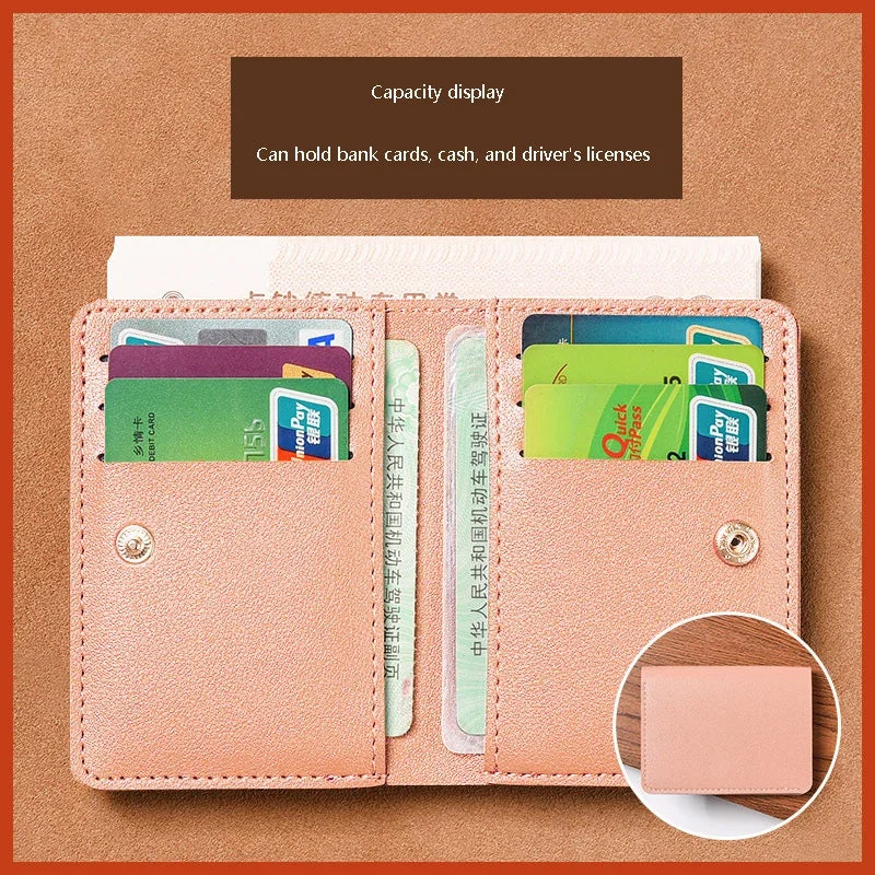 Compact Leather Card Wallet for Men and Women | Minimalist Everyday Carry alternate view
