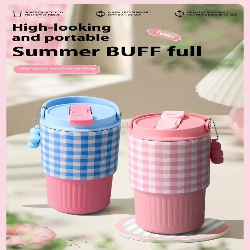 316 Stainless Steel Car Travel Mug Thermos Cup For Hot And Cold Dual Use Portable Tum lifestyle view