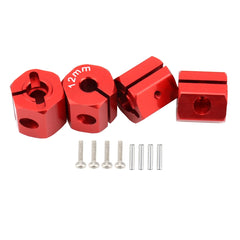 Aluminum 5/6/7/8/9/10/11/12mm Adapter Hex 12mm Drive Hub with Pin Screws for RC Auto T close-up view