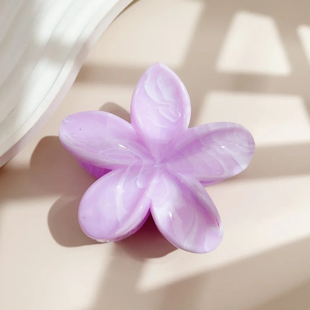 19 Styles Hair Claw Clips for Women Flower Cross Dots Heart Geometric Chic Barrettes G close-up view