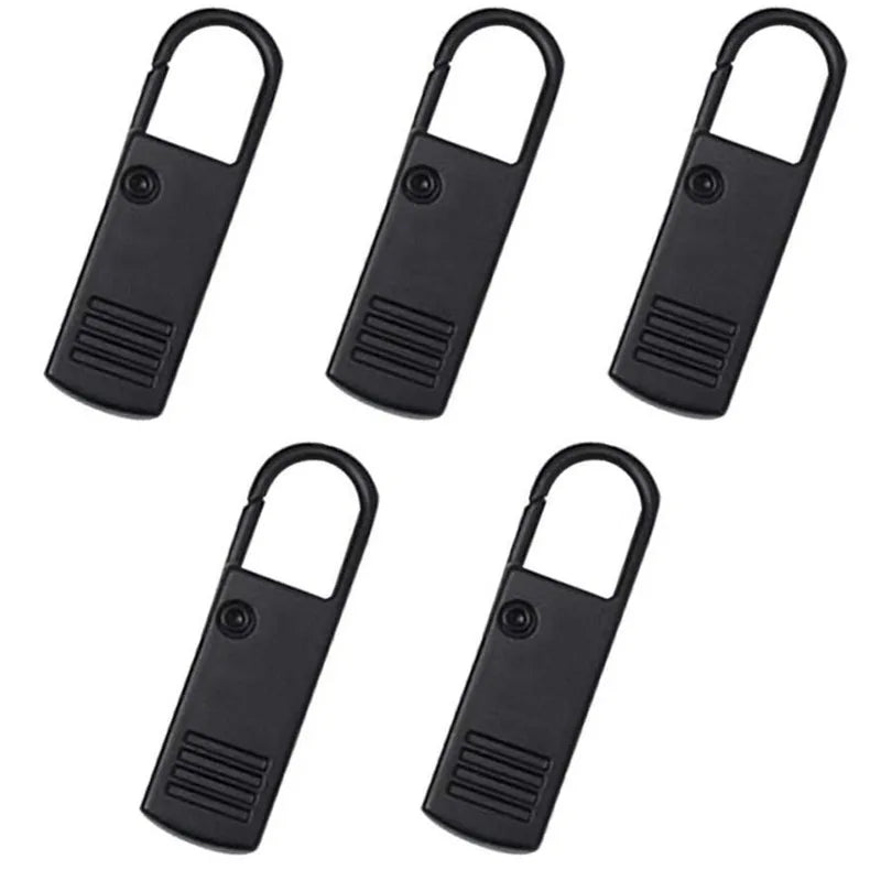 5/10PC Zipper Slider Puller Instant Zipper Repair Kit Replacement Broken Buckle Tra additional angle