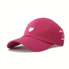 Summer Ponytail Baseball Cap | Breathable Outdoor Sun Hat for Women close-up view