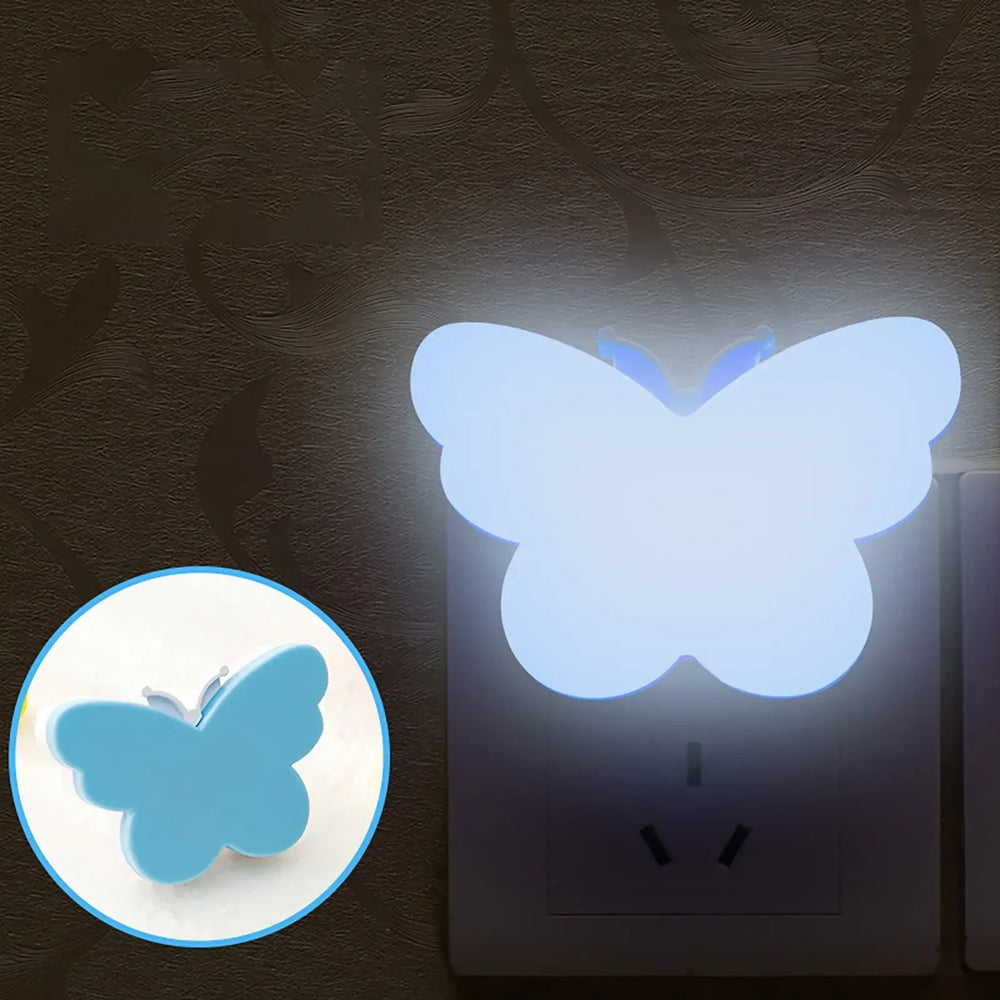 Butterfly LED Night Light | Smart Sensor Plug-in Room Decor detail view