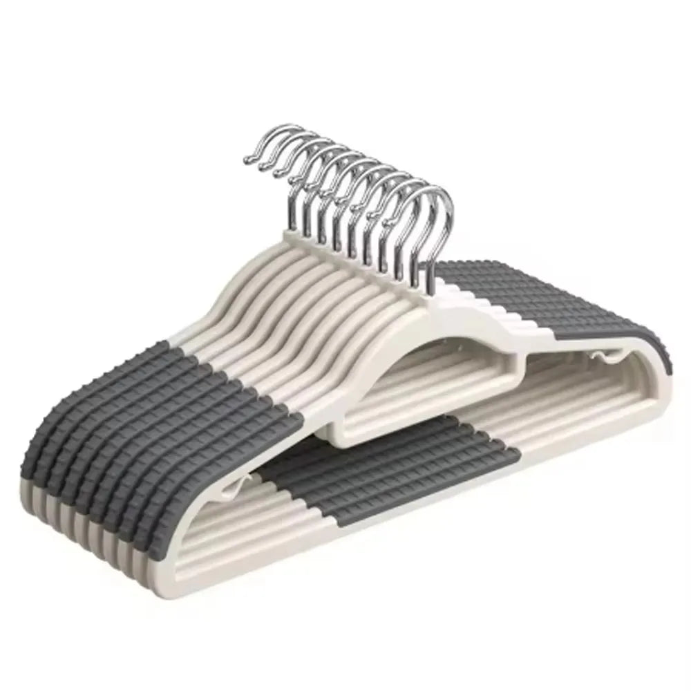 1pc-50pcs Household Clothing Storage Anti Slip Scratch Resistan Shoulder Corner Drying Rack Heavy Duty Standard Plastic Hangers