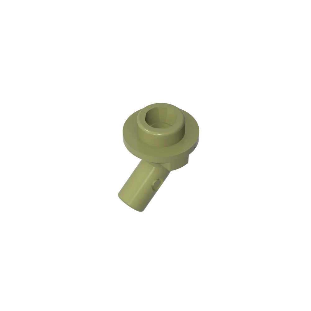 Gobricks GDS-2192 Bar, Angled with Stud on End | Compatible with Lego 65578 Technical Bu detail view