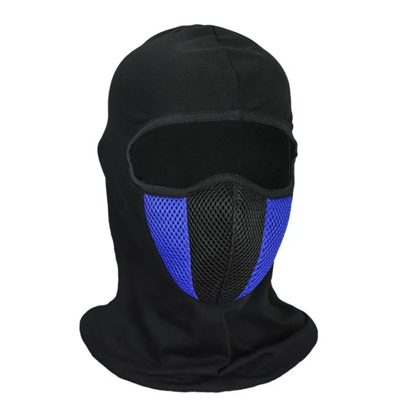 Full Face Motorcycle Balaclava Mask Hat | Windproof Dustproof Cycling Scarf close-up view