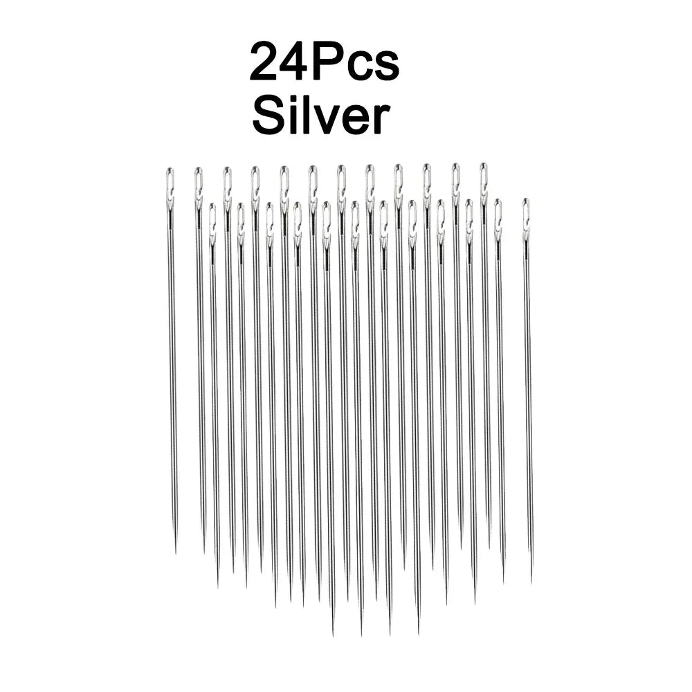Blind Needle Elderly Needle-side Hole Hand Sewing Needles Household Sewing Needless Thre detail view