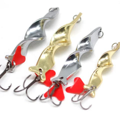 1PC Trolling Spinning Spiral Long Cast Spoons Fishing Lure Spinner 7g10g14g21g28g Screw detail view