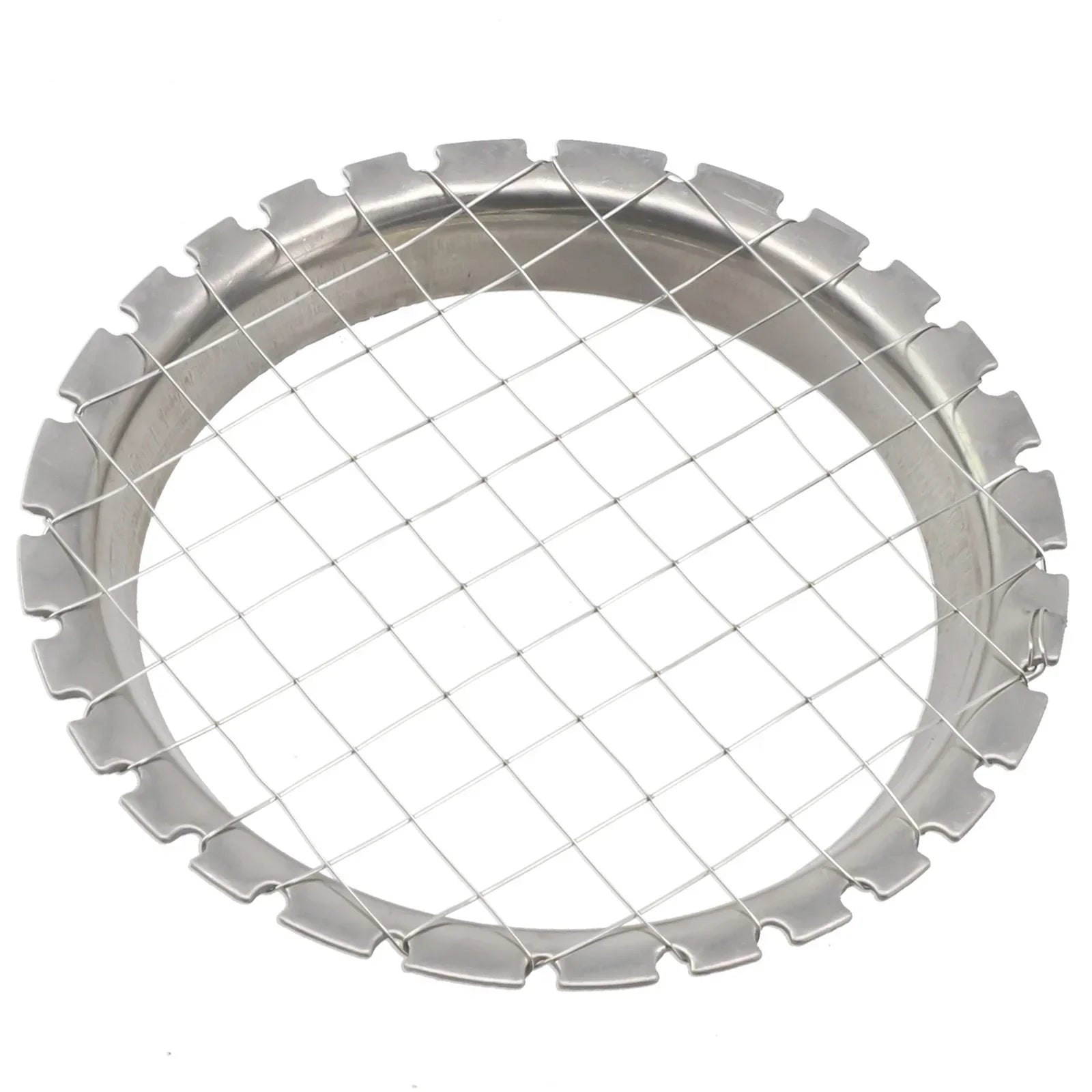 Stainless Steel Round Grid Egg Slicer | Multi-Function Fruit and Vegetable Chopper lifestyle view