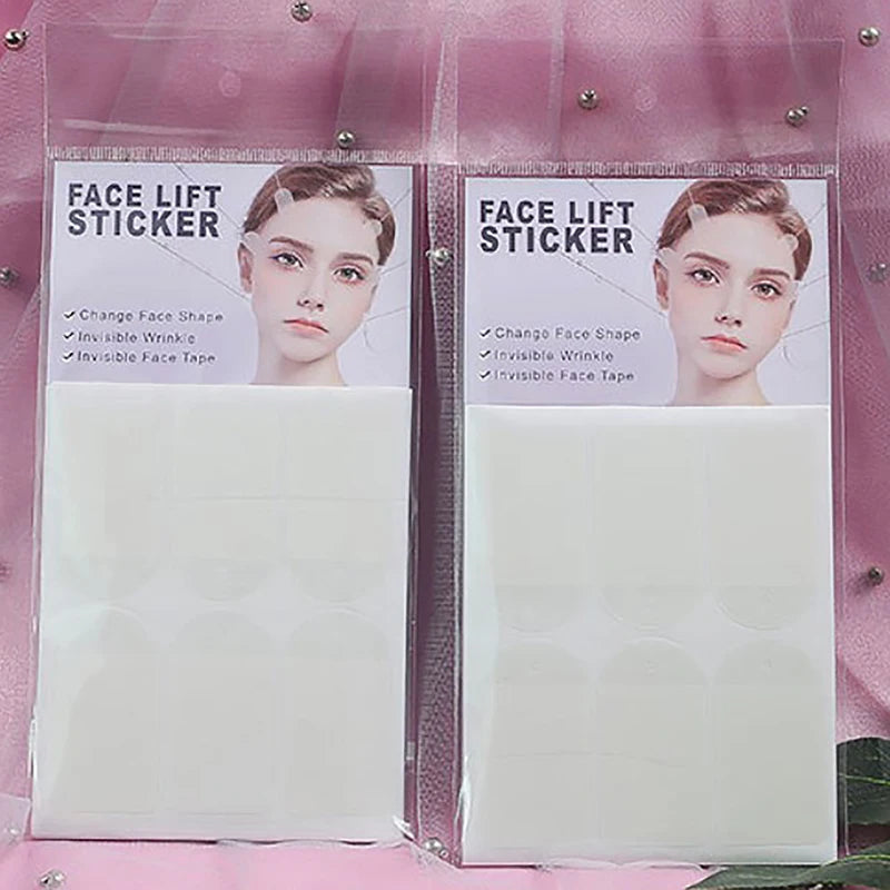 18Pcs Invisible Face Lifting Stickers | Instant V-Shape Firming Tape lifestyle view