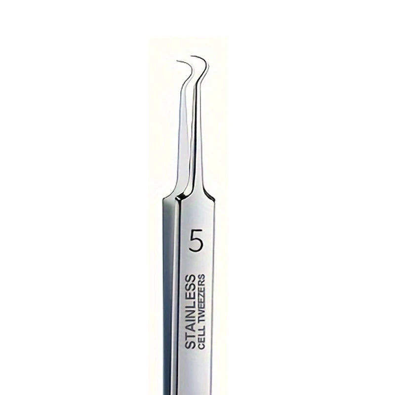 1/3pcs Extra Fine No. 5 Cellular Acne Blackhead Tweezers | Facial Beauty Tool for Skin C detail view