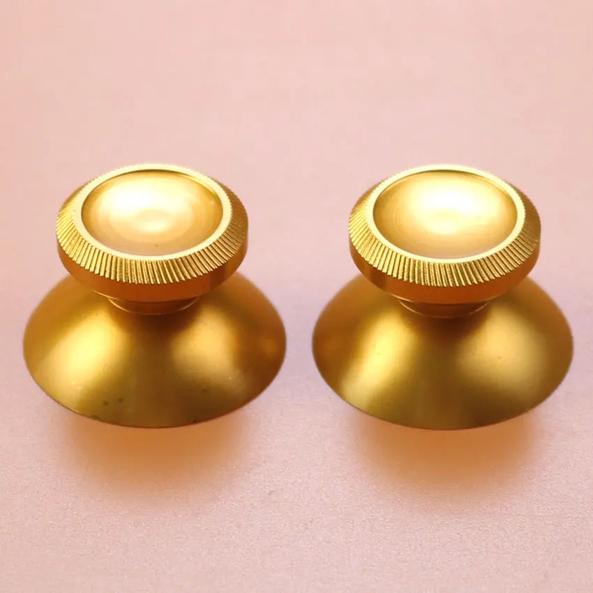JCD 2PCS Colorful Aluminum Metal 3D Analog Thumb Stick Grip Mushroom Joystick Cap For lifestyle view