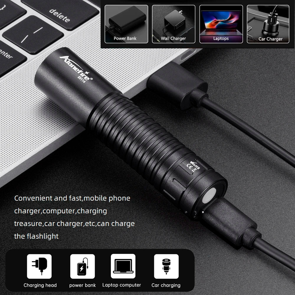 365/395nm UV Flashlight Rechargeable | Mini Ultraviolet Detection Light for Pets, Mon lifestyle view