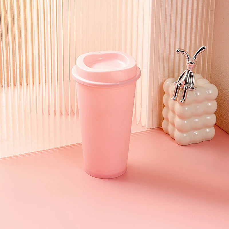 Popular Coffee Mug Shatterproof Cup Wide Application Unbreakable PP Lid Travel Bottle detail view