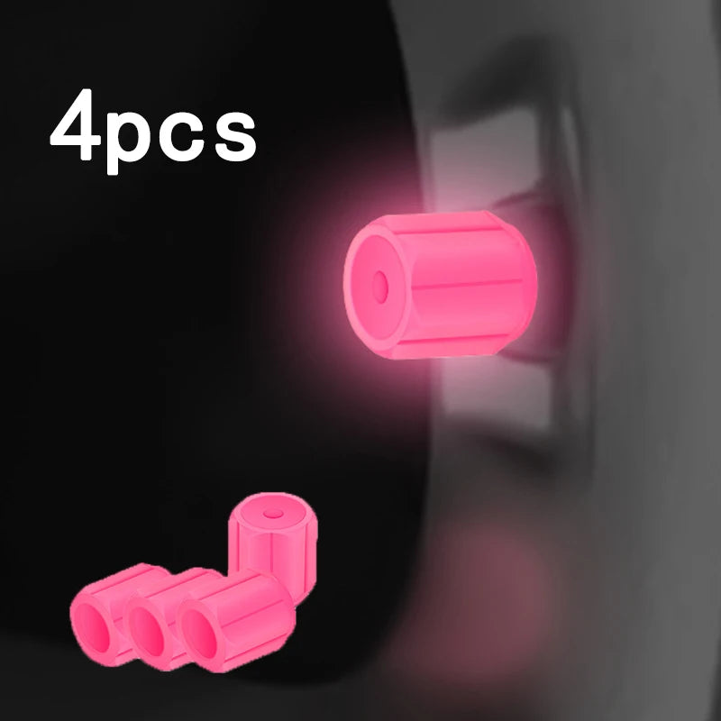 Luminous Tire Valve Caps Car Motorcycle 4/8/20 Pcs additional angle