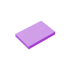Gobricks GDS-1039 Tile 2 x 3 | Compatible Building Brick for Creative DIY Projects additional angle