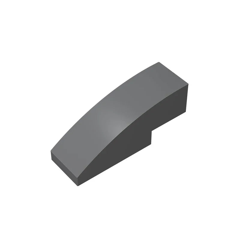 Gobricks GDS-657 Slope, Curved 3 x 1 | Compatible Building Block for Creative Const additional angle