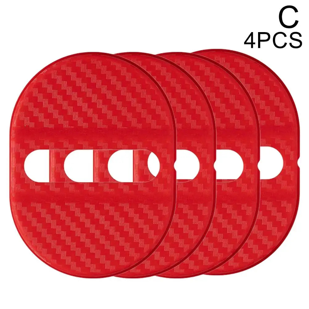Self-Adhesive Car Door Lock Protective Cover 4-Pack