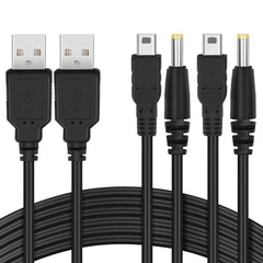 Replacement PSP Charger Cable, Double-headed / Single-headed PlayStation Portable Charger, For PSP 1000 2000 3000 Series
