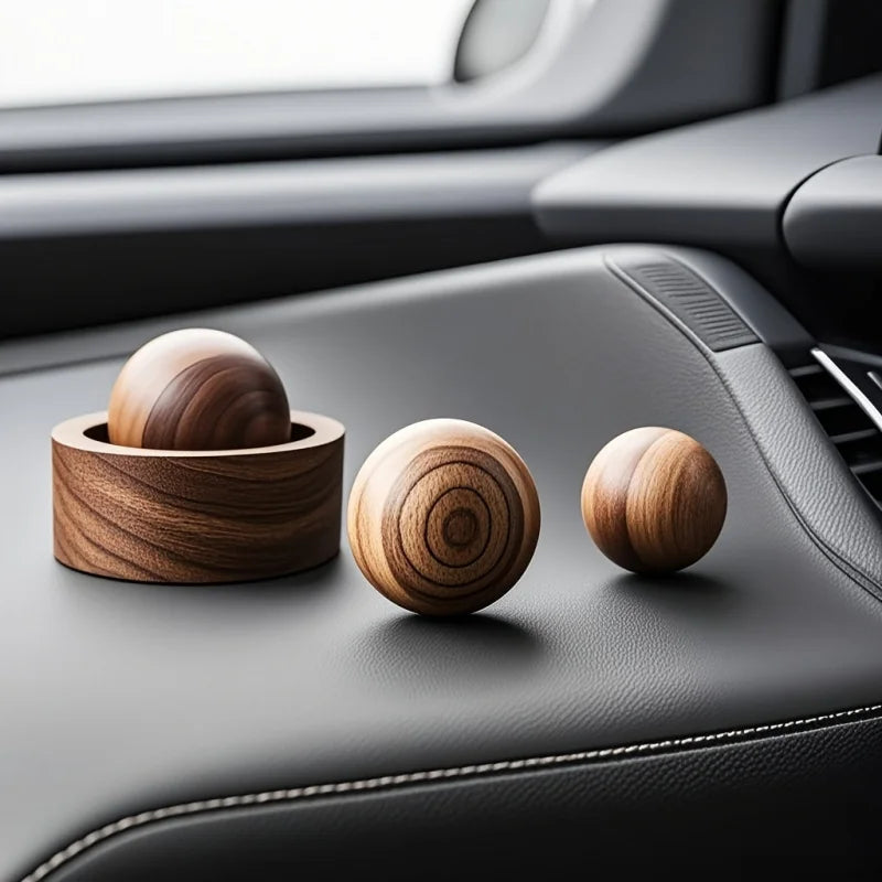 Wooden Essential Oil Diffuser | Spherical Aroma Diffuser for Room Fragrance alternate view