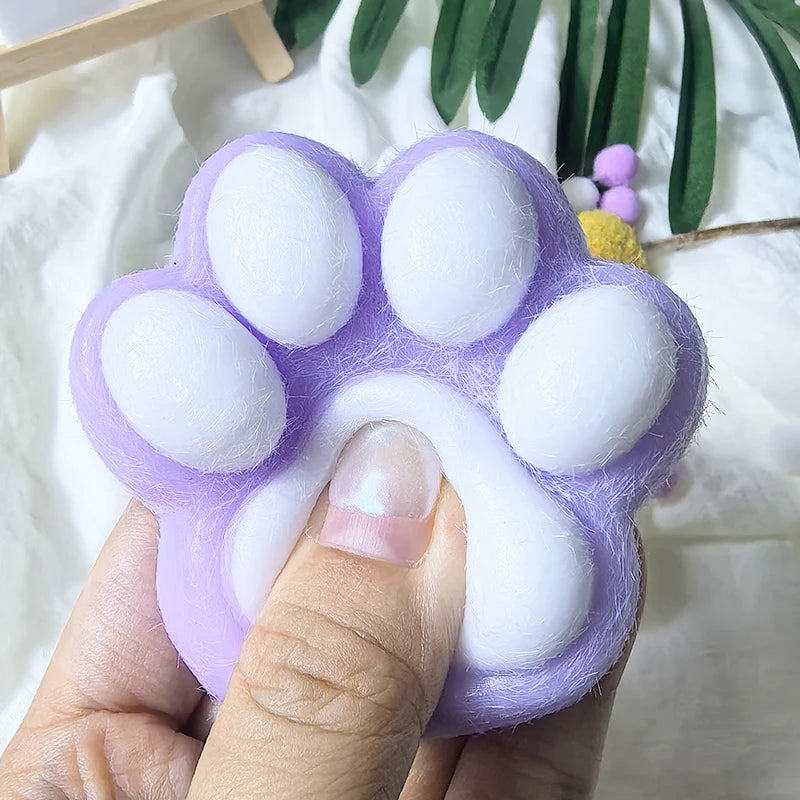 Squeeze Cat Paw Toys Cute Soft Abreact Relief Relax Toys Sticky Decompressing Pinchin lifestyle view