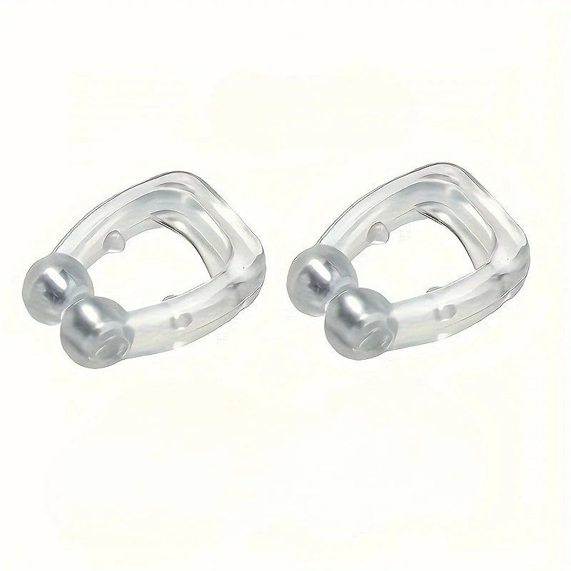 Magnetic Anti-Snoring Nose Clip | Non-Electric Sleep Aid for Quiet Breathing additional angle