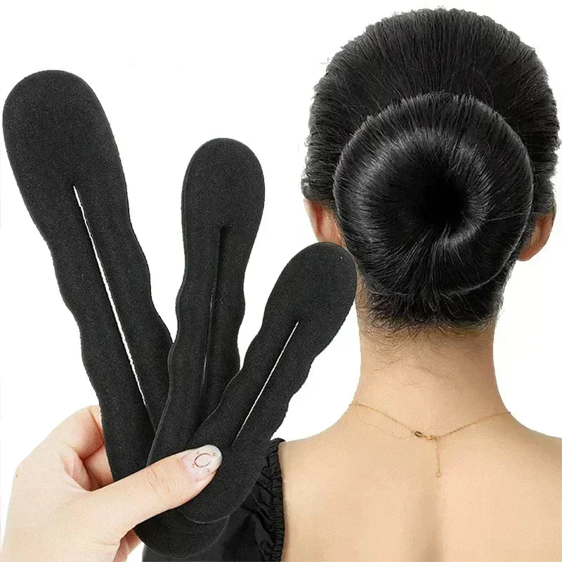 Sponge Hair Styling Tool Plastic Loop Curly Hair Maker Hair Scrunchie Headband Twist alternate view